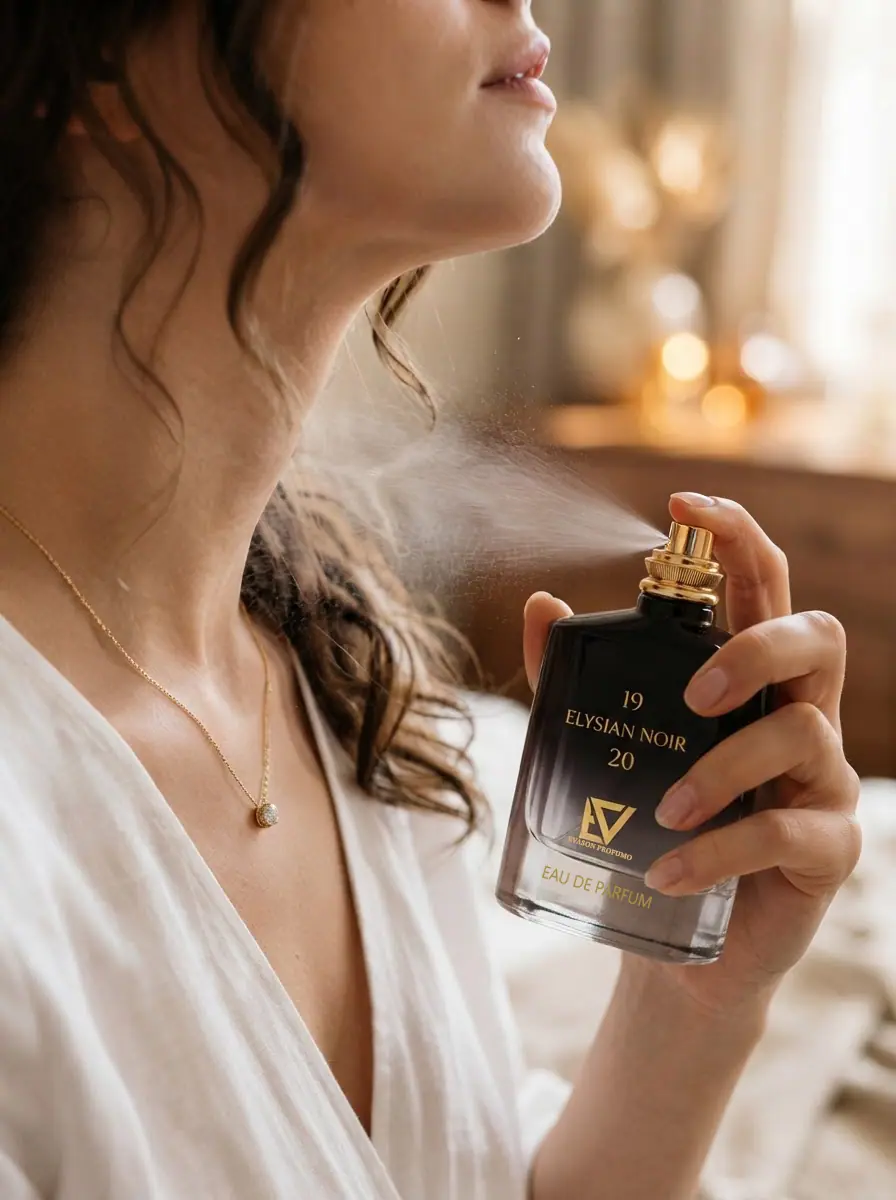  Elysio Noir luxury perfume bottle by Evason Profumo 
